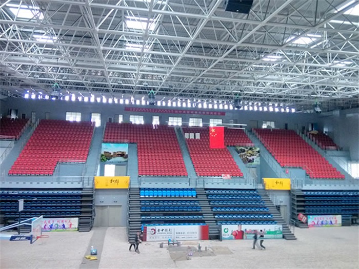 蕪湖阜新電廠體育館網(wǎng)架加工