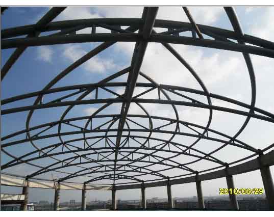 洛陽中煤朔州賓館管桁架工程