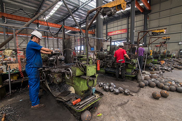 大慶網架配件車間